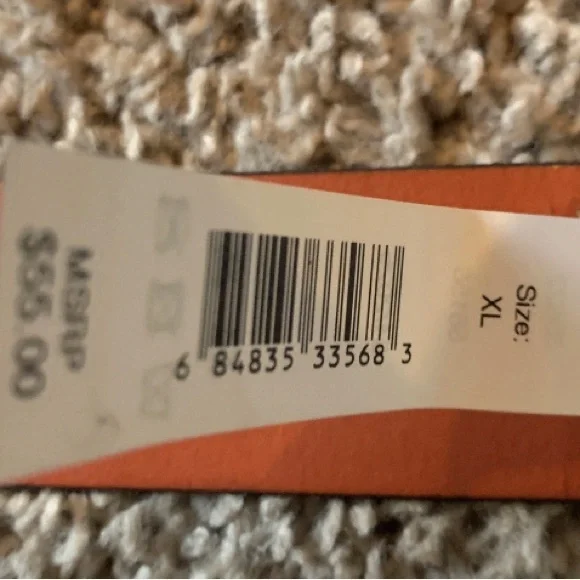 Harley-Davidson Men's XL 42/44 Pebbled Genuine Leather Belt, Black New - Picture 6 of 10